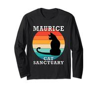 Maurice Cat Sanctuary Group Familia Reunión Nombre Manga Larga