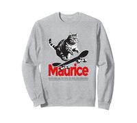 MAURICE - hermoso nombre de niño con gato y monopatín Sudadera