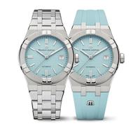 Maurice Lacroix AIKON AI6007-SS00F-431-C - Reloj automático de verano (39 mm), color turquesa, Turquesa, S, AIKON Automático