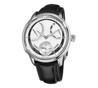 Maurice Lacroix Reloj para hombre MP7268-SS001110 Masterpiece con marco plateado y gris, Plateado, Moderno