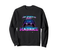 MAURICE - LEVEL UP con controller: SOLO QUIERE JUGAR Sudadera