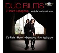VARIOUS: L'Heure Espagnole: Music for harp duo & voice [CD de audio] Duo Bilitis and Ravel, Falla