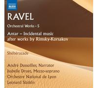 Maurice Ravel Ravel: Orchestral Works: Antar - Incidental (CD) (Importación USA)