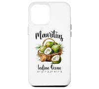 Mauricio Coco Océano Índico Isla Tropical GPS Vacaciones Carcasa para iPhone 12 Pro MAX