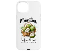 Mauricio Coco Océano Índico Isla Tropical GPS Vacaciones Carcasa para iPhone 15 Plus