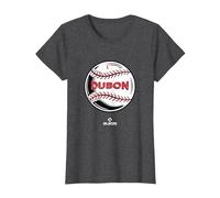 Mauricio Dubon Baseball San Francisco MLB Players Camiseta, Mujer, Jaspeado Oscuro, L