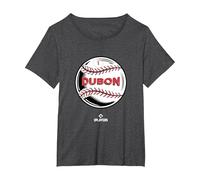 Mauricio Dubon Baseball San Francisco MLB Players Camiseta, Mujer Tallas Grandes, Jaspeado Oscuro, 1XL Grande