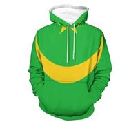 Mauritania Bandera Nacional Sudadera con Capucha Estampada Unisex - Sudadera Holgada Transpirable con Bolsillos para Hombre Y Mujer, con Estampado 3D, Estilo Hip Hop, con Capucha, Talla Gra
