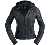 Mauritius Chasey Mujer Chaqueta de Cuero Negro S 100% cuero Regular