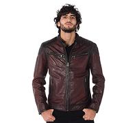 Mauritius Colt W18 Lasanv Hombre Chaqueta de Cuero marrón rojizo M 100% cuero Regular