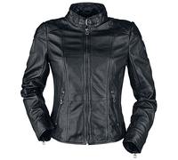 Mauritius Kina S18 LEGV Mujer Chaqueta de Cuero Negro L 100% cuero Regular