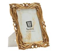 Mauro Ferretti Italian Design Marco Baroque 21,8 x 1,8 x 26,5 cm Polyresin y Cristal Oro