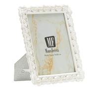 Mauro Ferretti Italian Design Marco Hearty 20 x 1,8 x 25,3 cm, poliresina y Cristal, Color Plateado