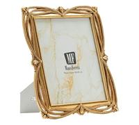 Mauro Ferretti Italian Design Marco Line 27 x 1,7 x 32 cm de Polyresin y Cristal Color Oro