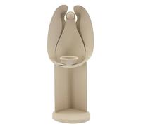 Mauro Ferretti Italian Design Portavelas Dune Angel de Iron Cream 30 x 12,5 x 10 cm
