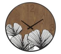 RELOJ DE PARED SUPER MADERA/HOJA