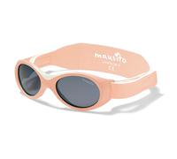 Mausito Gafas de sol para bebé de 0 a 1,5 años, para niños y niñas, gafas de sol para bebé, sin BPA, 100 % protección UV, banda flexible y ajustable, diseño europeo, albaricoque, talla única