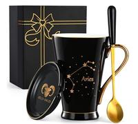 Maustic Aries - Regalos para mujeres y hombres, regalos de cumpleaños de marzo y abril, regalos de signo del zodiaco, regalos de constelación del horóscopo astrología para mejor amigo, amante de la