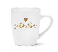 Maustic Regalos para madrina de ahijado, regalos de Navidad para el día de la madre, taza de madrina, regalos para madrina, propuesta de madrina, regalo de cumpleaños para madrina, 12 onzas