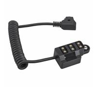 Mauujngy Cable Divisor D-Tap de Batería Ficticia, Cable de Alimentación de un Punto y Puntos, Puerto Tipo para Fuente de Alimentación de Batería Tipo V.