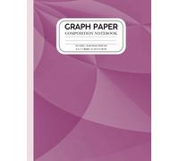 Mauve & Blush Abstract Design - Graph Paper Composition Notebook: for Math, Design & Creative Work | 8.5 x 11 inches, Quad Ruled 4x4 Grid, 100 Pages