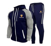 MAUXpIAO Hombres/mujeres Vǎ-lēňciā algodón sudadera con capucha pantalones traje ropa deportiva clásica ropa casual para correr chándal/D/M