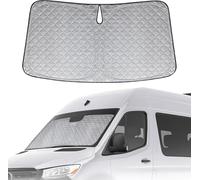 MAUXpIAO Parasol de repuesto para parabrisas Mercedes Sprinter 2018-2024 parasol coche protección parabrisas cobertura máxima bloqueo UV y calor parasol plegable reflectante dsa/A/A