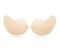 MAUXpIAO Sujetador adhesivo sin tirantes, sujetador adhesivo sin espalda, sujetador adhesivo Invisible Push Up, reutilizable para fiestas y vestido de noche sin espalda pecho/A/S