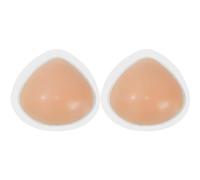 MAUXpIAO Un par de formas de senos de silicona triangulares autoadhesivas Senos de silicona triangulares Senos postizos Prótesis de mastectomía con forma de senos pecho/B/One pair of 500g