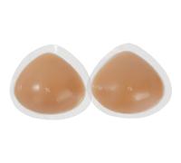 MAUXpIAO Un par de formas de senos de silicona triangulares autoadhesivas Senos de silicona triangulares Senos postizos Prótesis de mastectomía con forma de senos pecho/A/One pair of 1000g