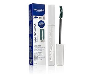 Mavala - Máscara de efecto alargador crema - Maquillaje para el cuidado de las pestañas con proteínas de seda - Separado y vaina - Probado bajo control Oftalmológico - 04 verde irrisado - 10 ml