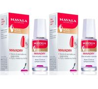 MAVALA - Mavadry 10 ml, Secante de Esmalte de Uñas. Top Coat, Seca el Esmalte en Segundos, Fija y Realza el Brillo de la Uña, Potencia el Color (Paquete de 2)