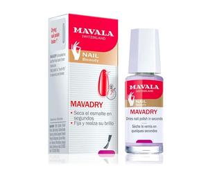 Mavala Mavadry Secante de Esmalte de Uñas. Top Coat para Secar el Esmalte en Segundos. Fija y Realza el Brillo de la Uña - 10 ml