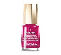 MAVALA - Mini Colors Ankara 01 5 ml, Esmalte de Uñas Pequeño, Color Burdeos, Minimiza la Evaporación, Formulados con Ingredientes Seleccionados, Práctico para Llevar
