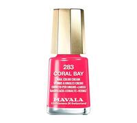 MAVALA - Mini Colors Coral Bay 283 5 ml, Esmalte de Uñas Pequeño, Color Rojizo Anaranjado, Minimiza la Evaporación, Formulados con Ingredientes Seleccionados, Práctico para Llevar