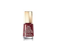 MAVALA - Mini Colors Jasper 240 5 ml, Esmalte de Uñas Pequeño, Color Rojo Oscuro, Minimiza la Evaporación, Formulados con Ingredientes Seleccionados, Práctico para Llevar