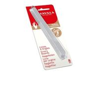 MAVALA - Limas de Uñas, Hechos de Madera, Para Uñas Frágiles con Tendencia a Abrirse, con 2 Tamaños de Partículas de Limado, Colores Surtidos, 8 Unidades