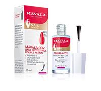 MAVALA - Base 002 Base de Esmalte 10 ml, Protectora Doble Acción, Protege y Previene Contra el Amarilleo, Permite una Adhesión Perfecta del Esmalte, Con Silicio Orgánico
