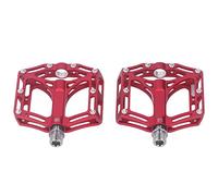 Mavaol 1 par de Pedales de Bicicleta de montaña, Pedales universales de aleación Ligera para Bicicleta de Carretera, Bicicleta de montaña BMX (Roja)