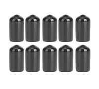 Mavaol 10 Uds. Protector de Punta de Taco de Billar Duradero de Goma, Cubierta Protectora para Palo de Cabeza pequeña, Accesorio de Billar (10mm)