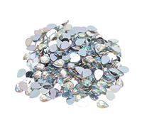 Mavaol 500 piezas de diamantes de imitación para decoración de uñas, brillantes y hermosos diamantes de imitación acrílicos para joyería, pendientes, pulseras y manualidades