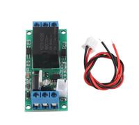 Mavaol 5V/12 V/ 24V Interruptor de Bloqueo automático Módulo de relé de Disparador de Alto Nivel Un botón Inicio Parada Autobloqueo (12V)