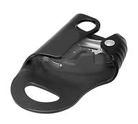 Mavaol 7075 Dispositivo de Agarre de Abrazadera de Cuerda Antideslizante para Ascenso en Roca al Aire de Aluminio (Black)