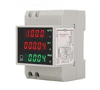 Mavaol AC80-300V 100A Medidor de potencia de carril DIN Pantalla digital Voltaje Corriente Tiempo Potencia KWh Voltímetro multifuncional