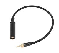 Mavaol Adaptador de 6,35 mm a 3,5 mm Conector de Audio estéreo Chapado en Oro para Amplificador de Guitarra Piano Auriculares Teléfonos Inteligentes Computadoras portátiles Latón Nylon