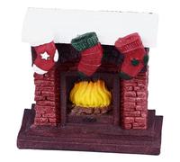 Mavaol Adorno navideño para pecera, Exquisita y Hermosa Resina, decoración Artesanal para Acuario para el hogar (Christmas Fireplace)