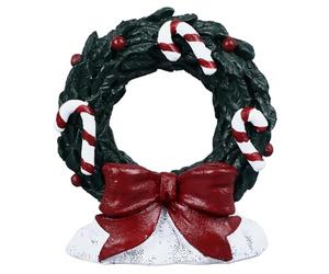 Mavaol Adorno navideño para pecera, Exquisita y Hermosa Resina, decoración Artesanal para Acuario para el hogar (Christmas Wreath)