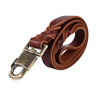 Mavaol-Collar y Correa de Cuero Suave para, Cadena Trenzada de 2,5 cm de Ancho, 90cm/120cm/150cm de Largo, 1 ud. (2.5 * 90CM)