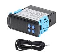 Mavaol Controlador de temperatura sobretemperatura alarma retardo protección termostato electrónico AC220V