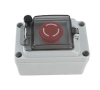 Mavaol Emergency Stop Button with Box IP67 Water Proof Shut Off Push Button Switch for Indoor and Outdoor